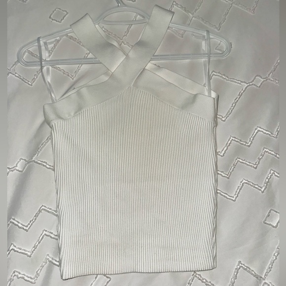 BabatonSculpt Knit Criss Cross Tank - Picture 4 of 4